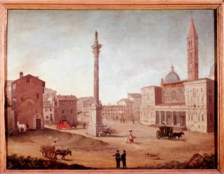 Vue de la basilique Santa Maria Maggiore à Rome
