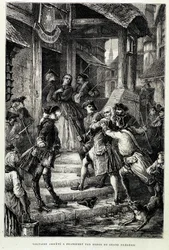 Voltaire arrêté à Francfort sur ordre du grand Frédéric II - dans « Histoire de France depuis les temps les plus reculés jusqu