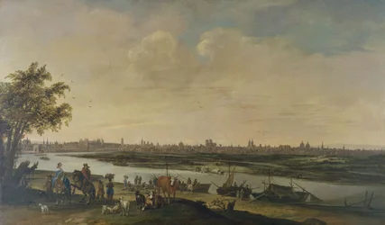 Vue générale de Paris, prise du bas de la colline de Chaillot, vers 1650