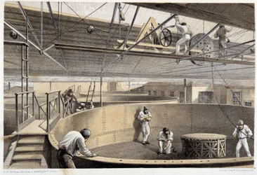 Enroulement du câble dans de grands réservoirs à Greenwich