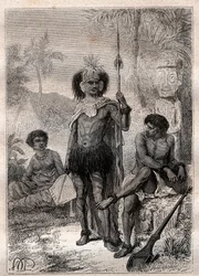Indigènes des îles Marquises - Voyage du capitaine James Cook