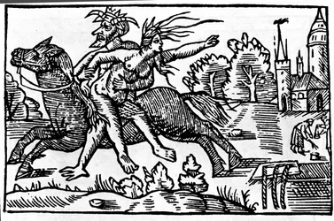 Le diable emporte une sorcière d