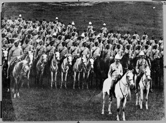 2e Régiment de Cavalerie légère de Madras en parade
