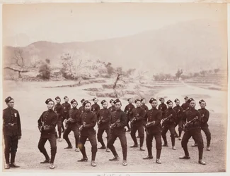 Un détachement du 4e régiment Gurkha (fusiliers)