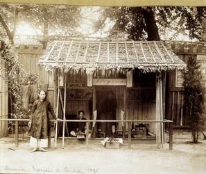 Atelier de forgeron, Annam, c. 1895