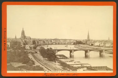 Allemagne, Hesse, Francfort-sur-le-Main et Sachsenhausen, publié par C. Hertel, Mayence
