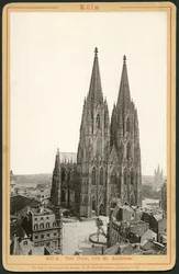 Allemagne, Rhénanie-du-Nord-Westphalie, Cologne, cathédrale, publié par Roemmler et Jonas, Dresde