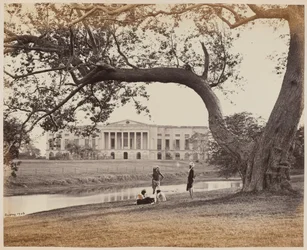 Maison du gouvernement, Barrackpore, vue du sud