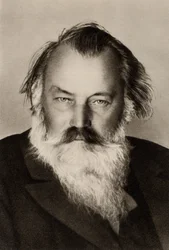 Johannes Brahms (1833-1897) compositeur allemand