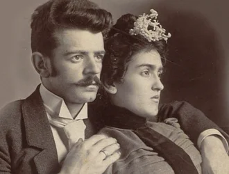 Matilde Calderón et Guillermo Kahlo, les parents de Frida Kahlo (photo)