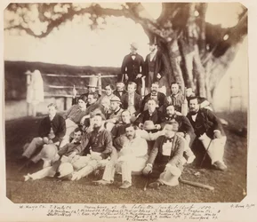 Membres du Calcutta Cricket Club, 1859