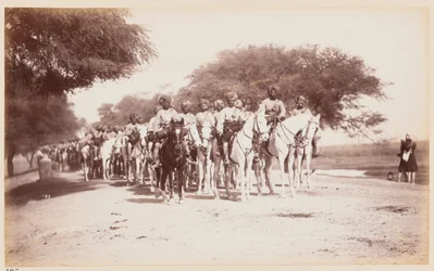 Contingent de cavalerie indigène de Nabha au camp d
