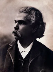 Portrait de Carlos Andrea Gomes (Gomez) (1836-1896), compositeur brésilien (photographie)