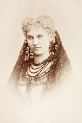 Portrait de Christine Nilsson en costume