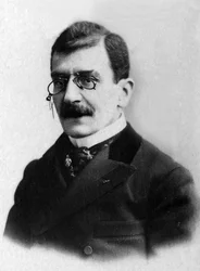 Portrait de Ferdinand Brunetière (1849-1906), critique littéraire français.