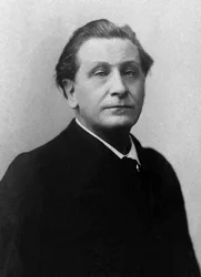 Portrait de François Coppée (1842-1908), dramaturge et romancier français.
