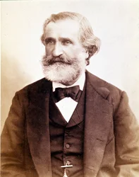 Portrait de Giuseppe Verdi vers 1870. Museo della Scala de Milan