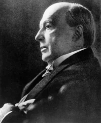 Portrait de Henry James (1843 -1916). Romancier et critique américain naturalisé britannique en 1915.
