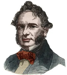 Portrait de Henry Wadsworth Longfellow, poète américain.