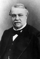 Portrait de Léon Say (1826-1896), homme politique français.
