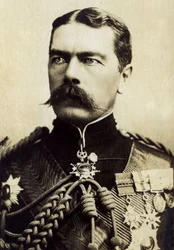 Portrait de Lord Kitchener de Karthoum (1850-1916), militaire anglais.