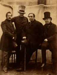Portrait de quelques membres de la famille Pepoli (exilés carbonari italiens à Londres)