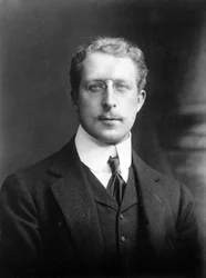 Portrait du roi des Belges Albert Ier (1875-1934).