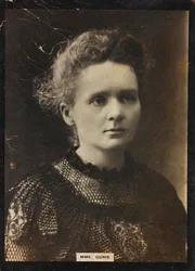 Portrait de la chimiste et physicienne Marie Skłodowska-Curie (1867-1934), épouse de Pierre Curie, Prix Nobel de physique en 1903 avec son mari et de chimie en 1911