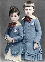 Robert et Marcel Proust enfants en 1877