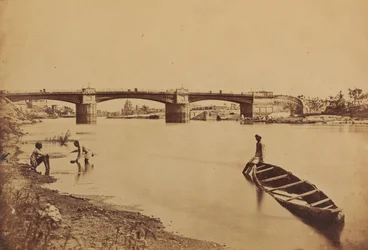 Le pont de fer, Lucknow