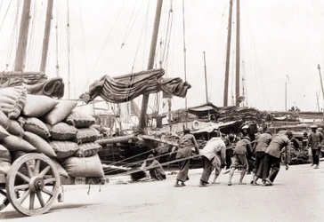 Le port de Hong Kong vers 1880
