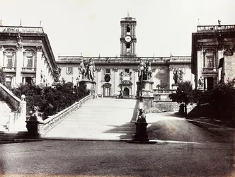 Vue du Campidoglio avec le Palazzo Senatorio, Rome