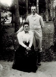 Vladimir Dmitrievich Nabokov (1870-1922) et Elena Ivanovna Rukavishnikova (1876-1939)
