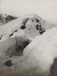 Première Guerre mondiale : paysage de montagne