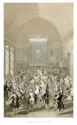 Le repas du couronnement, 1715, 1885