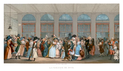 La Galerie de Bois, Paris, 1787, 1885