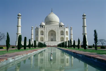 Vue du Taj Mahal, construit par l
