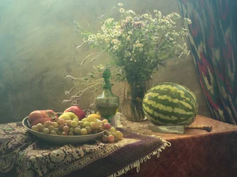 Nature morte « Table de récolte »