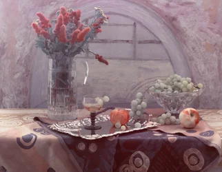 Fruits et fleurs vintage