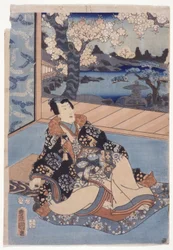 Comparaison Edo des figures de Murasaki (Edo Murasaki Sugata Kurabe)