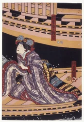 Bandō Shūka dans le rôle de Miyuki, plus tard Asagao