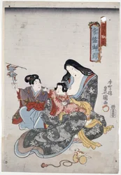 Tokiwa Gozen et ses enfants
