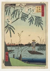 Rivière Ayase et Kanegafuchi, 1857