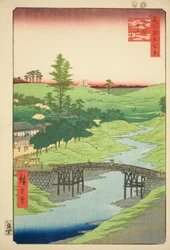 Rivière Furukawa, Hiroo (Hiroo Furukawa), n° 22 de la série "Cent vues célèbres d