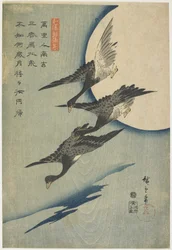 Oies contre la lune, 1837-44