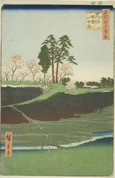 Goten Hill à Shinagawa, de la série "Cent vues célèbres d
