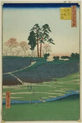 Colline Goten à Shinagawa (Shinagawa Gotenyama), de la série "Cent vues célèbres d