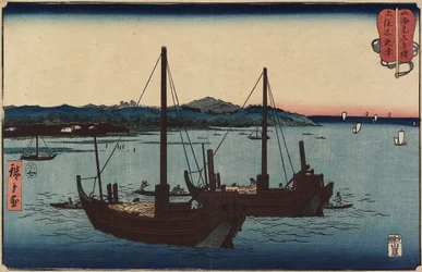 Kisarazu dans la province de Kazusa, juillet 1858