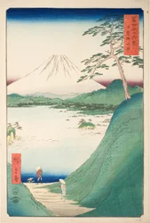 Le col de Misaka dans la province de Kai (Kai Misakagoe), de la série "Trente-six vues du mont Fuji (Fuji sanjurokkei)"