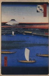 Mitsumata Wakarenofuchi Cent vues célèbres d
